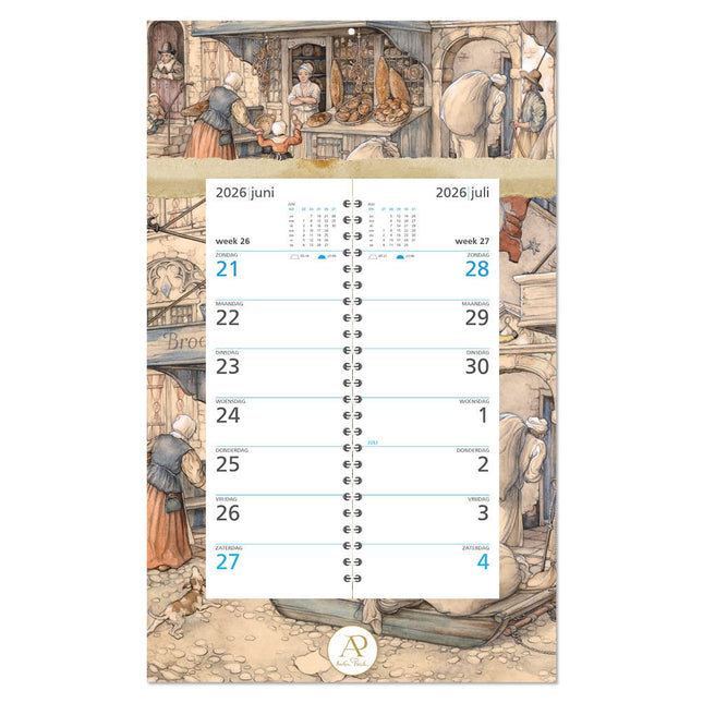 Comello Anton Pieck weekOMLEG op schild Bakker 2026