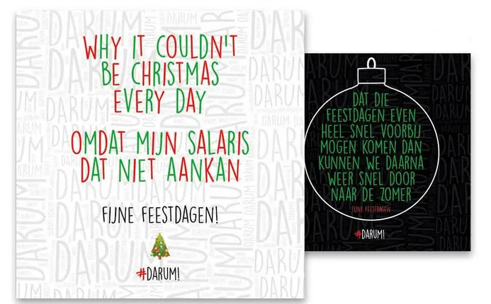 Comello Darum Kerstkaarten