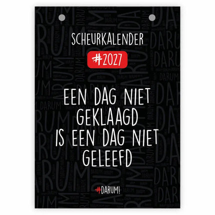 Comello Darum Scheurkalender 2027