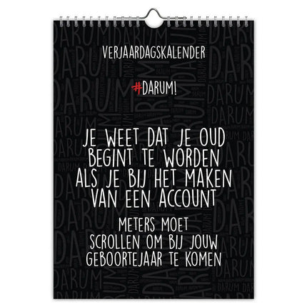 Comello Darum Verjaardagskalender