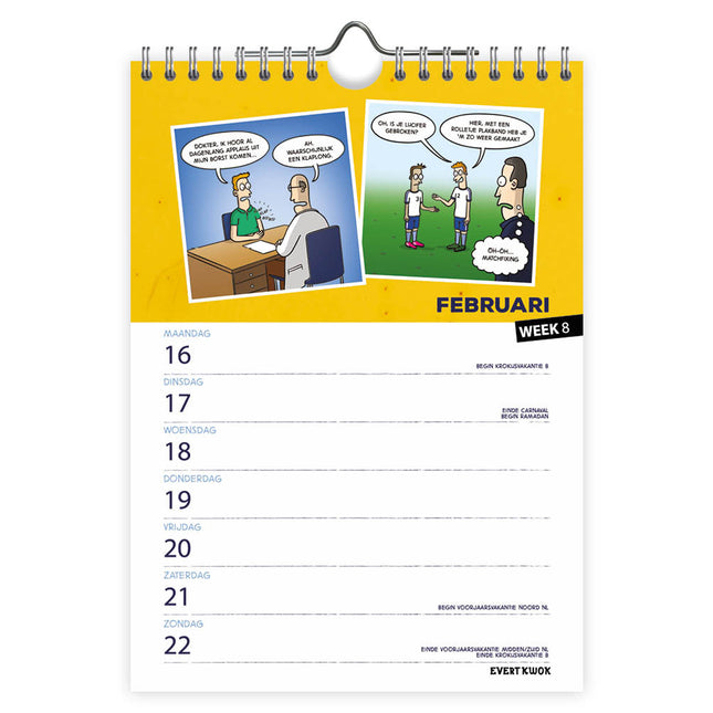 Comello Evert Kwok Weeknotitiekalender 2026 Ongerapt