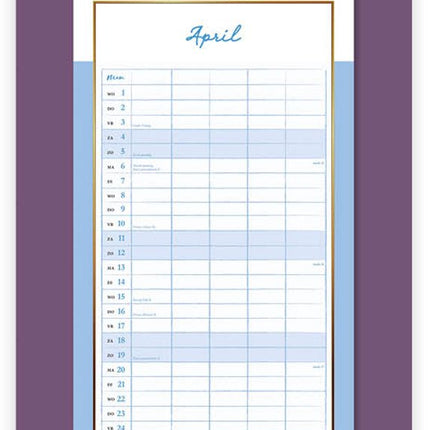 Comello Familienotitiekalender 2026 5 personen