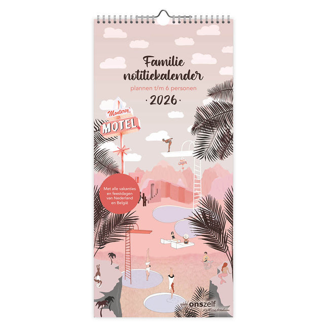 Comello Familienotitiekalender 2026 Onszelf 6 pers