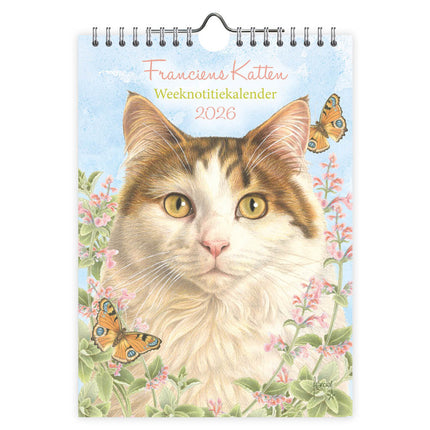 Comello Franciens Katten Weeknotitiekalender 2026 Nacho