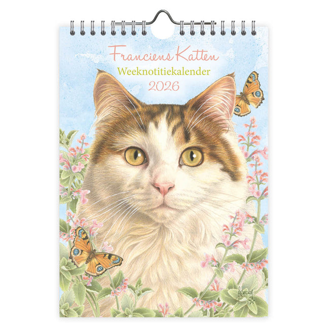 Comello Franciens Katten Weeknotitiekalender 2026 Nacho
