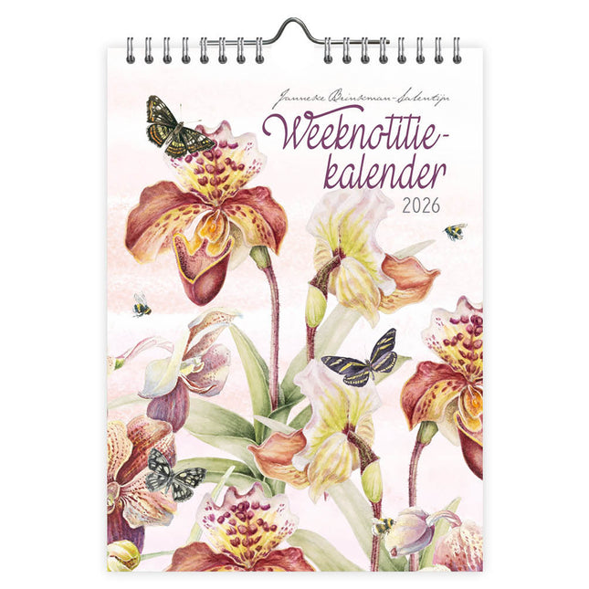 Comello Janneke Brinkman Weeknotitiekalender 2026 Orchidee