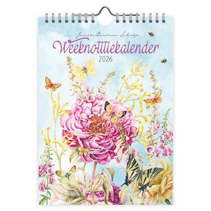 Comello Janneke Brinkman Weeknotitiekalender 2026 Pioen
