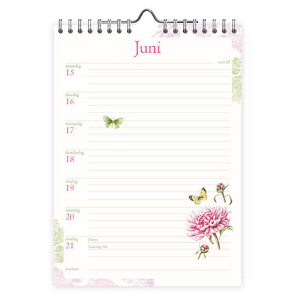 Comello Janneke Brinkman Weeknotitiekalender 2026 Pioen