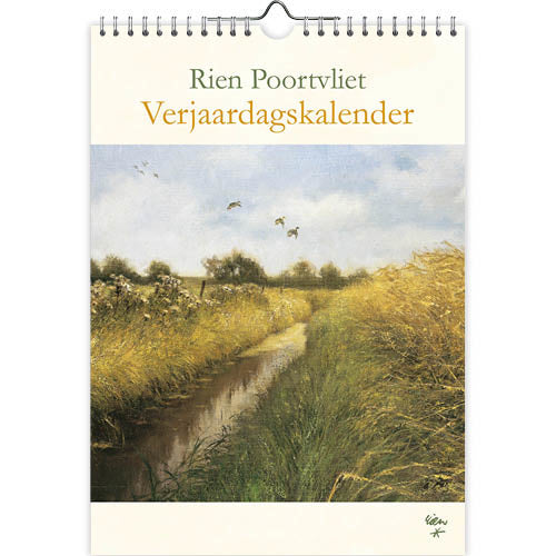 Comello Rien Poortvliet Natuur A4 Verjaardagskalender