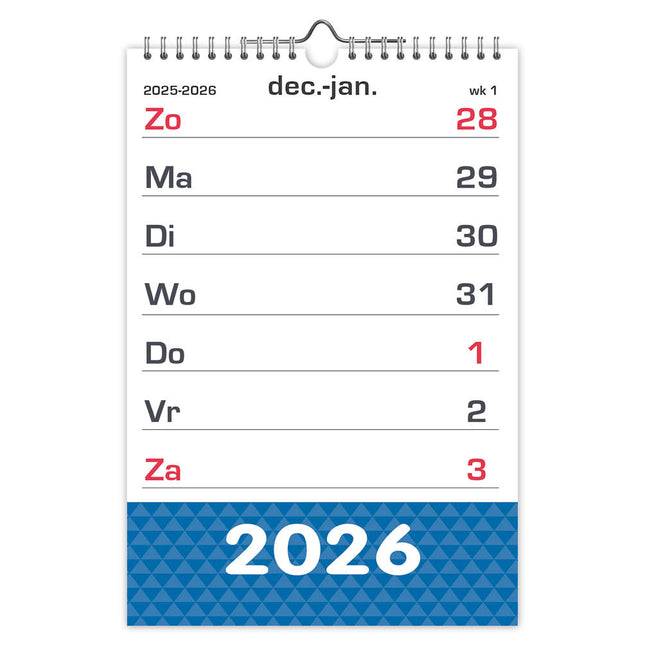 Comello Weekkalender XL 2026
