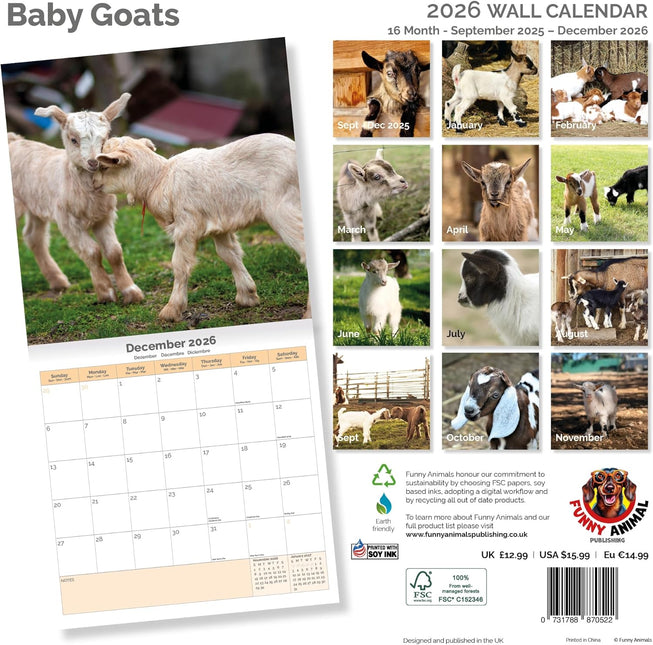 Dayplanner Baby Geitjes Kalender 2026