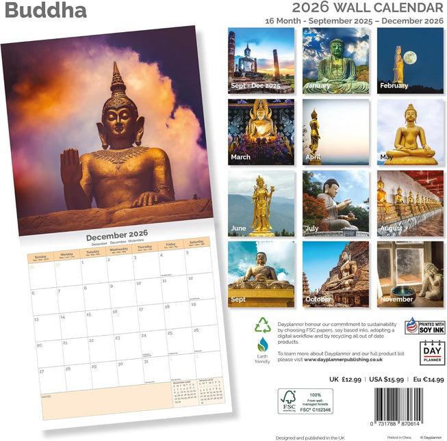 Dayplanner Buddha Kalender 2026