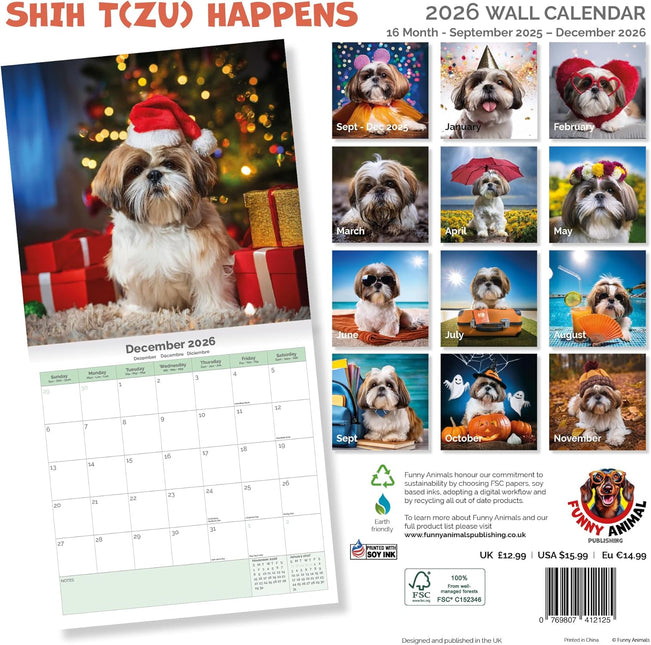 Dayplanner Shih T(zu) Happens Kalender 2026