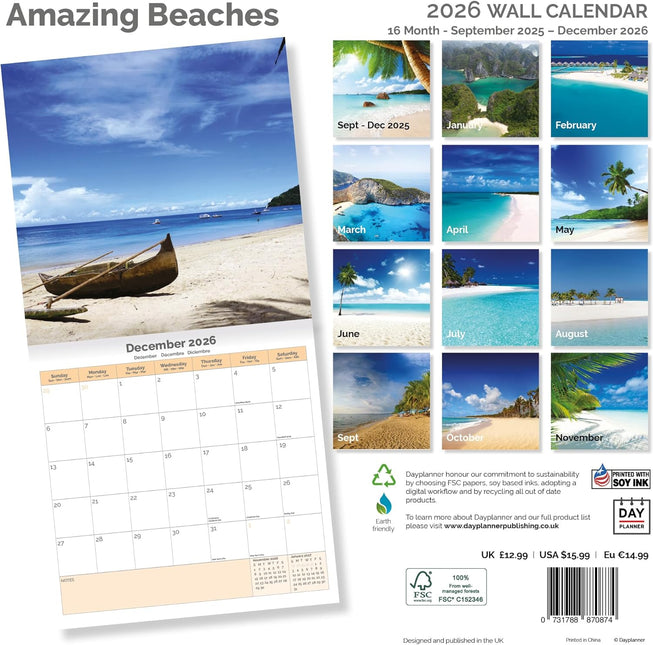 Dayplanner Stranden Kalender 2026