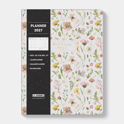 De Hobbit A4 Planner 2027 Droogbloemen