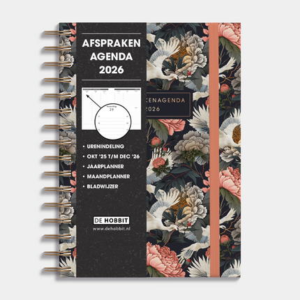 De Hobbit A5 Afsprakenagenda 2026 Kraanvogels