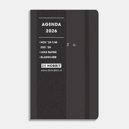 De Hobbit Deluxe Pocket Agenda 2026 Antraciet