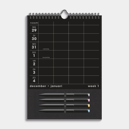 De Hobbit Familieplanner 2026 incl. Markers