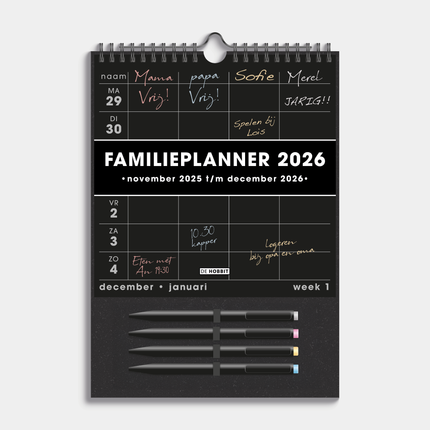 De Hobbit Familieplanner 2026 incl. Markers