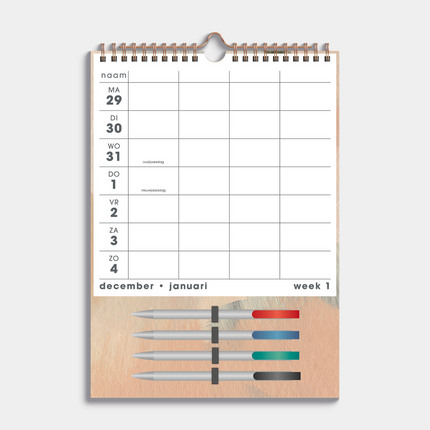 De Hobbit Familieplanner 2026 incl. Markers