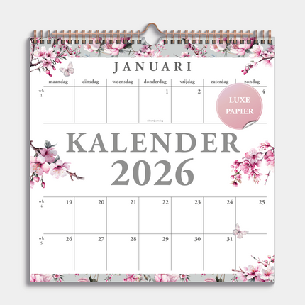 De Hobbit Kersenbloesem Kalender 2026