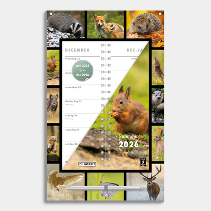 De Hobbit Natuur Omslag Kalender 2026