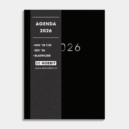 De Hobbit Pocket Agenda 2026 Zwart