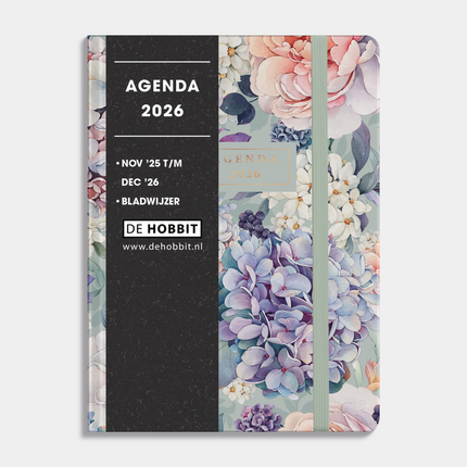 De Hobbit Soft Pocket Agenda 2026 Hortensia