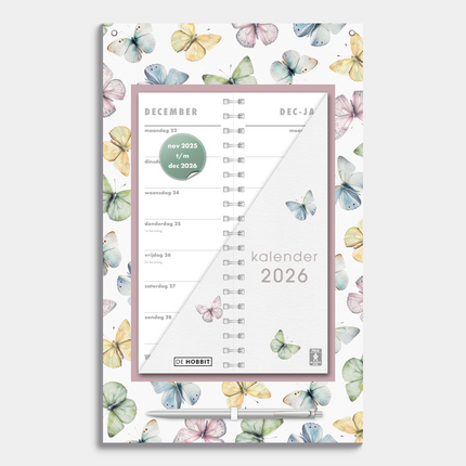 De Hobbit Vlinders Omslag Kalender 2026