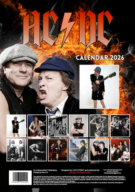 Dream AC / DC Kalender 2026 A3