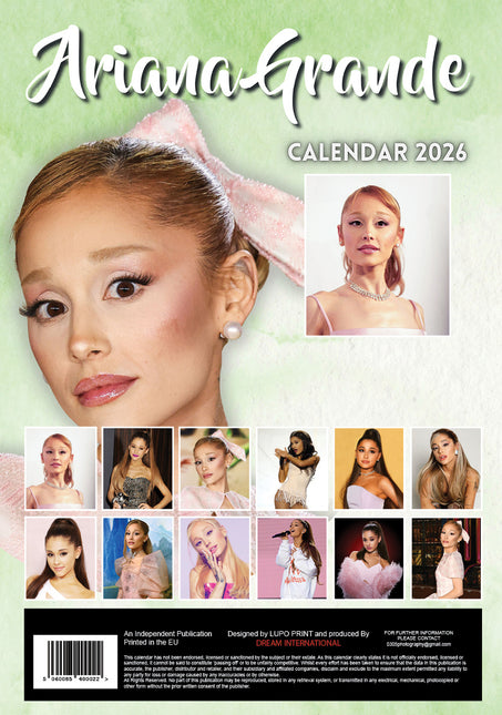 Dream Ariana Grande Kalender 2026