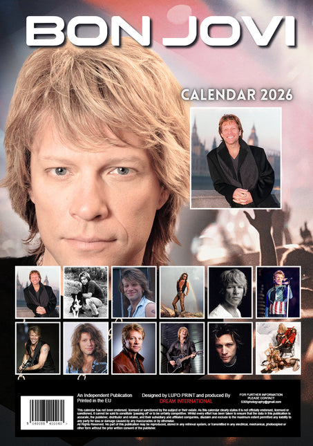 Dream Bon Jovi Kalender 2026 A3