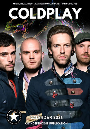 Dream Coldplay - Chris Martin Kalender 2026 A3