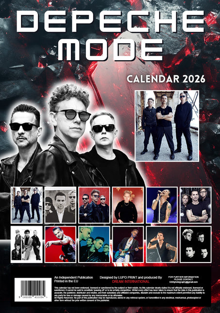 Dream Depeche Mode Kalender 2026 A3