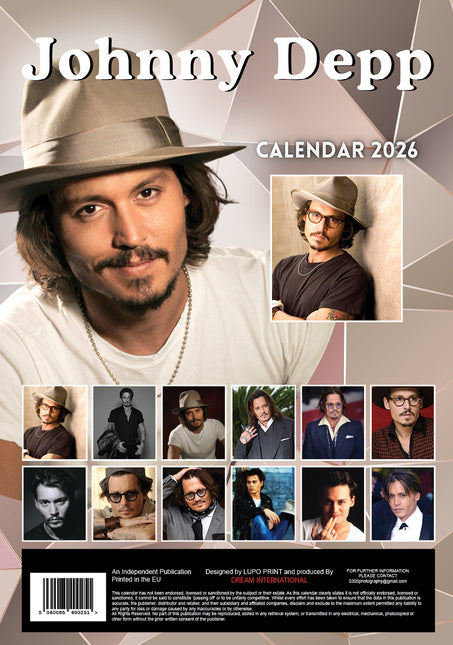 Dream Johnny Depp Kalender 2026 A3