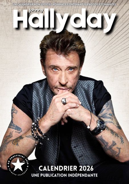 Dream Johnny Hallyday Kalender 2026 A3