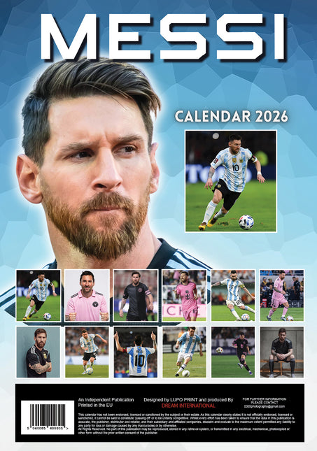 Dream Lionel Messi Kalender 2026 A3
