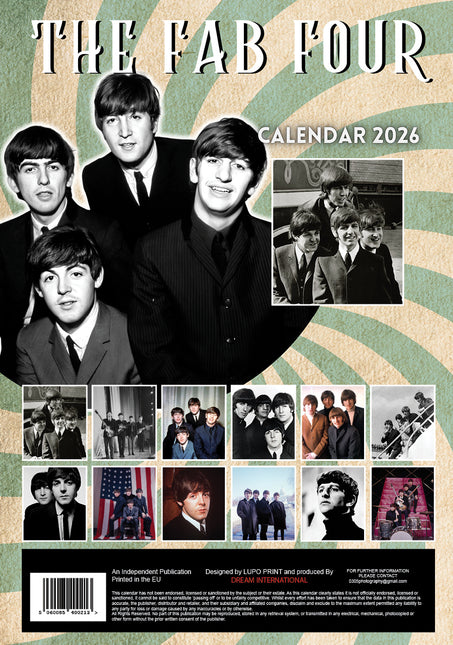 Dream The Beatles Kalender 2026 A3