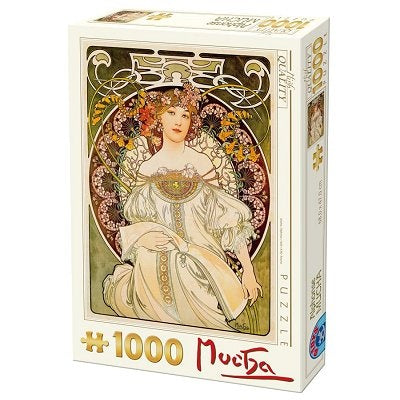 Dtoys Alphonse Mucha Puzzel 1000 Stukjes Mijmerij