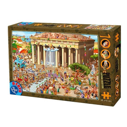 Dtoys Cartoon Acropolis Puzzel 1000 Stukjes