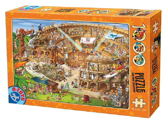Dtoys Cartoon het Colosseum Puzzel 1000 Stukjes