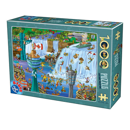 Dtoys Cartoon Niagara Falls Puzzel 1000 Stukjes