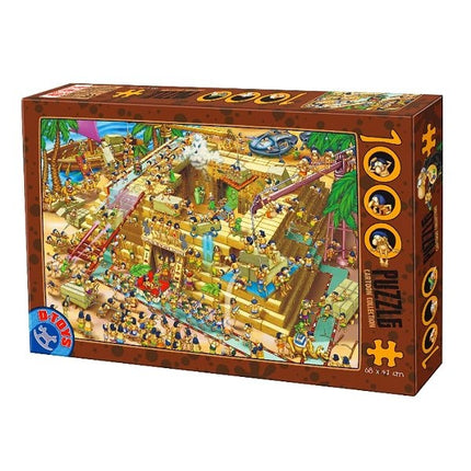 Dtoys Cartoon Pyramide Bouwen Puzzel 1000 Stukjes