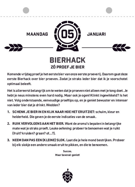 Edicola Bier Scheurkalender 2026