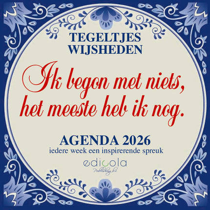 Edicola Tegeltjeswijsheden Agenda 2026
