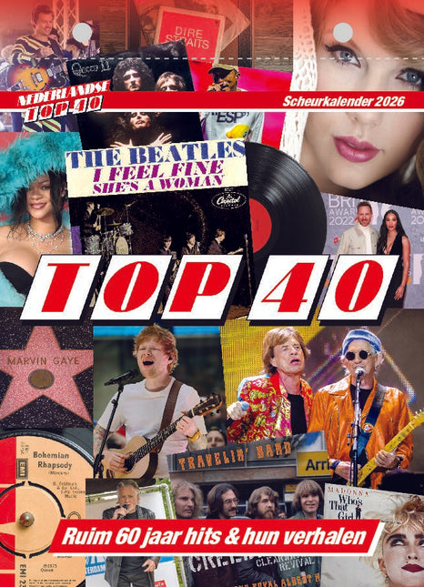 Edicola Top 40 Scheurkalender 2026
