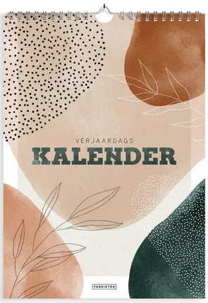 Fabrikten Verjaardagskalender Zen A4