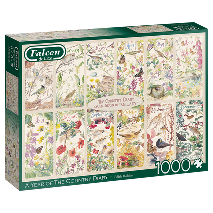 Falcon A Year of the Country Diary Puzzel 1000 Stukjes