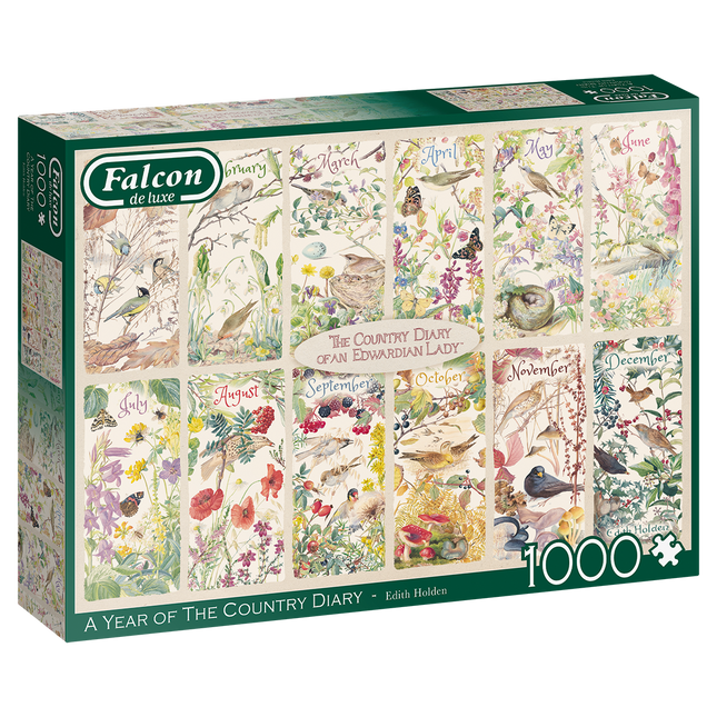 Falcon A Year of the Country Diary Puzzel 1000 Stukjes