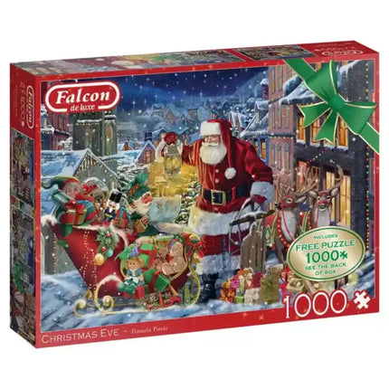 Falcon Christmas Eve Puzzel 2√ó1000 Stukjes